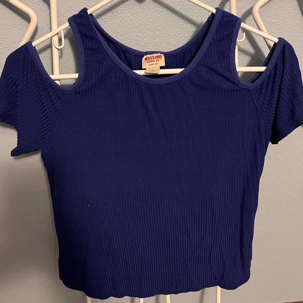 Mossimo (Target) WOMENS cold shoulder top size small